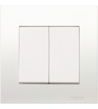 16AX 250V 2GANG 2WAY SWITCH, WE